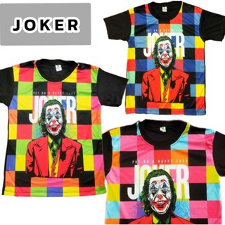 เสื้อเด็กลาย_JOKER_ลายลิขสิทธ์สินค้าพร้อมส่งงานพิมพ์เลเซอร์คมชัดเนื้อผ้าไมรโครยืดนิ่มเด้ง