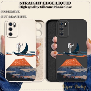 เคส OPPO RENO 5 RENO 4 4G RENO 2F RENO 4F 2020 RENO 5F A94 A93 สำหรับ เคสโทรศัพท์ ซิลิโคน ปลอกอ่อน นักบินอวกาศทางจันทรคติ คลุมทั้งหมด กันกระแทก เคส