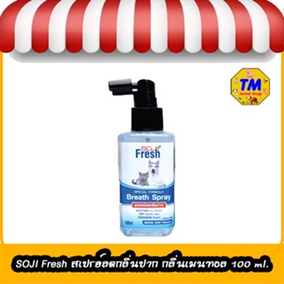 SOJI Fresh สเปรย์ลดกลิ่นปาก กลิ่นเมนทอล