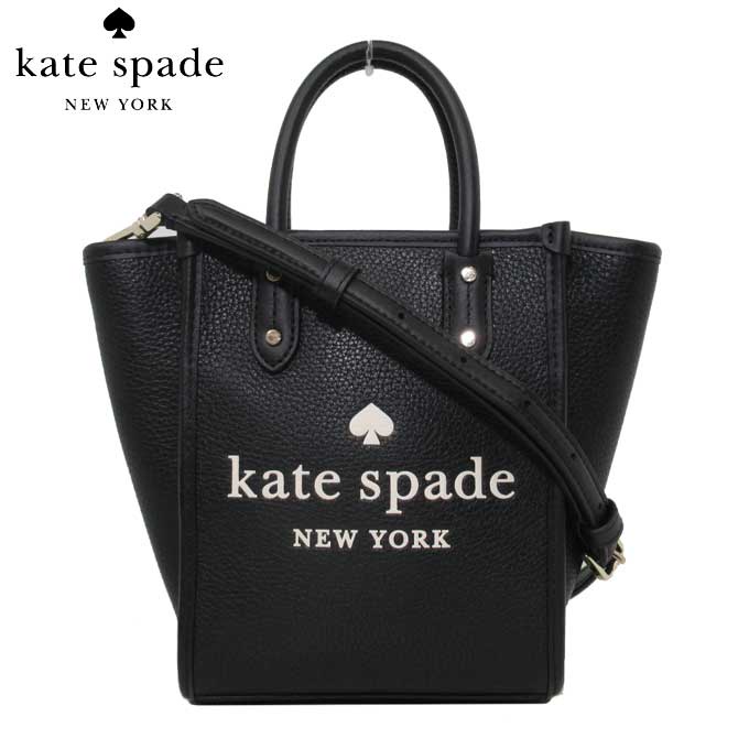 Kate Spade K7295 Ella Mini Tote กระเป๋าครอสบอดี้ทรง Tote หนังวัวแท้ทั้งใบสีดำ