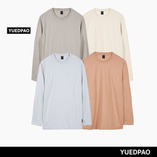 แหล่งขายและราคาYuedpao ยอดขาย No.1 รับประกันไม่ย้วย 2 ปี ผ้านุ่ม เสื้อยืดเปล่า เสื้อยืดสีพื้น เสื้อยืดแขนยาว 4 สีอาจถูกใจคุณ