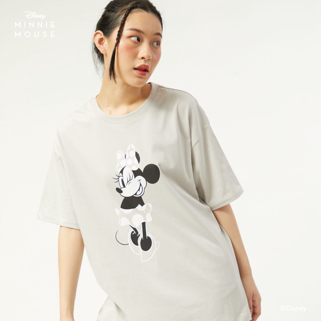 CATCHY x DISNEY เสื้อยืด โอเวอร์ไซส์ ลายมินนี่เม้าส์ รูปที่ 2