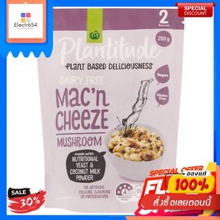 Woolworths Plantitude Mac &amp; Cheese MushroomMacaroni au fromage et champignons Woolworths Plantitude