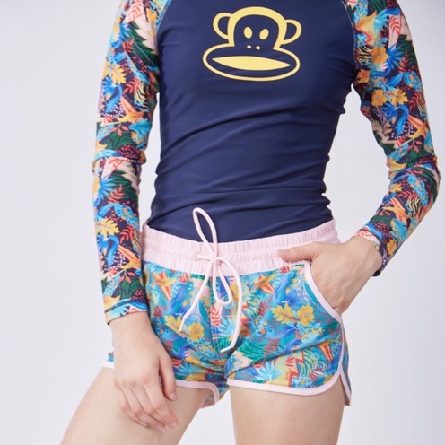 Paul Frank กางเกงว่ายน้ำผู้หญิง WOMENS BOARDSHORTS JUNGLE TRICKKLE