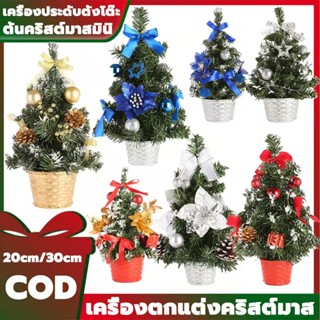 ต้นคริสมาสต์ขนาดเล็ก ต้นคริสต์มาสประดับตกแต่ง  ของแต่งคริสมาส ขนาด 20,30 CM christmas tree  ของตกแต่งคริสต์มาส ปีใหม่