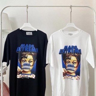 เสื้อยืดทรงโอเวอร์ไซส์ ลาย MADE EXTREME ป้าย Anywear