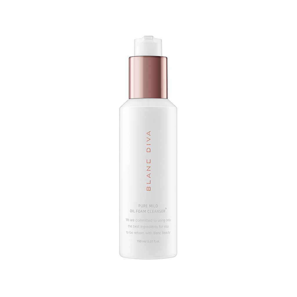 [BLANC DIVA] PURE MILD OIL FOAM CLEANSER 150ML  | คลีนซิ่งออยล์ / คลีนเซอร์แต่งหน้า / ทําความสะอาดล้