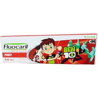 ❤️Love Sale❤️ ยาสีฟัน Fluocaril เรด เบนเทน (เจล) 25g ตั้งแต่ 2-6 ปี ฟลูโอคารีล