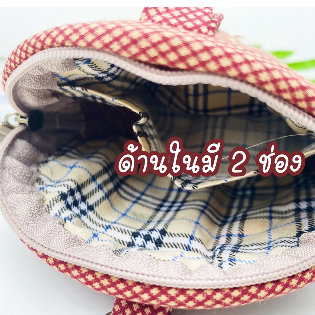 065 กระเป๋าผ้า สตางค์ผ้าทอพับก้น งานดีมากกกกกก - รูปที่ 4