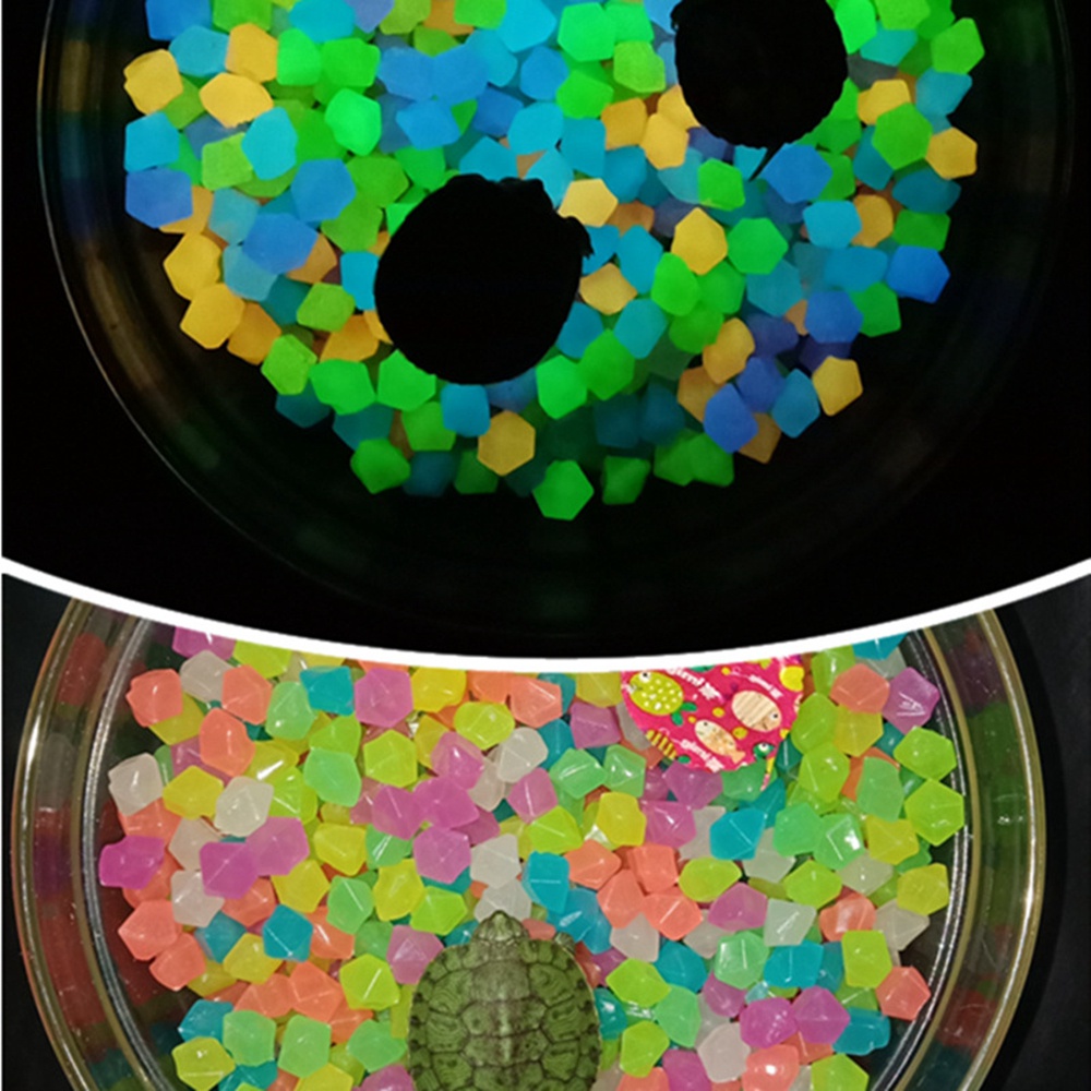 โคมไฟกลางคืน หินธรรมชาติ หินกรวด เรืองแสง สําหรับตกแต่งตู้ปลา กลางแจ้ง