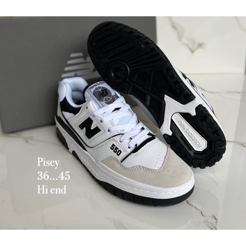 🎊🛍รองเท้าผ้าใบ New balance 550รุ่นมาใหม่ รองเท้าผ้าใบงามแท้ใส่ได้ทั้งผู้หญิงและผู้ชาย