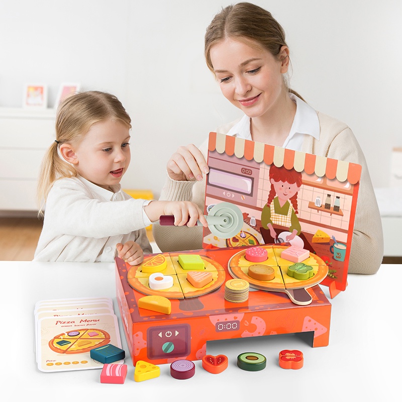[3 ขวบ +] Logi-Shape Pizza Box [จากแบรนด์ Top Bright] [พร้อมส่ง]!!!!