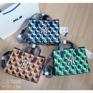 พร้อมส่ง ของแท้ MLB Cube Monogram S-Tote Bag