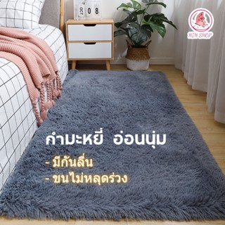 HIH พรมห้องนอน พรม ขนนุ่ม พรมปูพื้น พรมปูห้องรับแขก ขนาด 80 x 120 cm พหรมใหญ่ ตกแต่งสวย