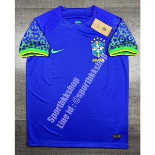 เสื้อฟุตบอล ทีมชาติ Brazil Away บราซิล เยือน ชุดฟุตบอลโลก ปี 2022