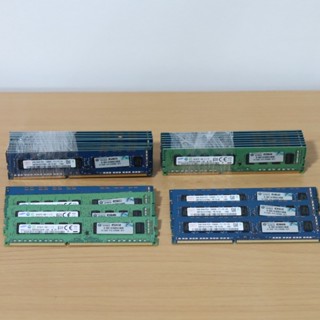 RAM 4GB 2RX8 PC3-12800E DDR3-1600MHz 240PIN  ECC 1.5V Unbuffered Server Memory RAM สําหรับใส่ workstation คละแบรนด์