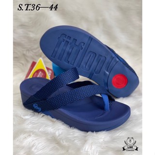 รองเท้าfitflop รุ่นสลิงงานผ้า ราคาถูก นิ่มเบาใส่สบาย รองเท้าผู้หญิง