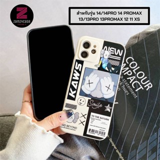 -พร้อมส่งในไทย-เคสลายแถบข้างการ์ตูน TPU นิ่ม สำหรับรุ่น 14/14PRO 14 PROMAX 13/13PRO 13PROMAX 12 11 XS #247