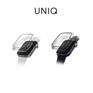 Uniq Garde เคส TPU แบบเต็ม สําหรับ Apple Watch Clear Smoke 40/41/44/45 มม. Series 4/5/6/7/8