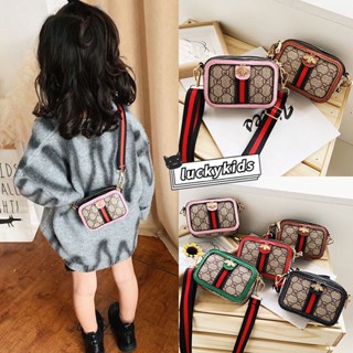 แฟชั่น กระเป๋าสะพายไหล่สําหรับเด็กทารกผู้หญิง หนัง PU ขนาดมินิ Cross Body สไตล์เกาหลี