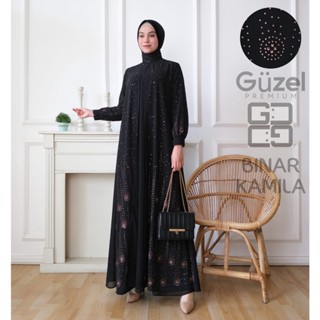 Unna_store.2019/gamis Abaya Kaftan Turkey ชุดเดรสแฟชั่น หรูหรา สไตล์โมเดิร์น สําหรับผู้หญิง วัยรุ่นมุสลิม