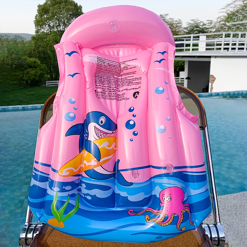 ℗Childs Inflatable Life Vest Baby Swimming Jacket Buoyancy PVC Floats Kid Learn to Swim Boating Safety Lifeguard Vest #8