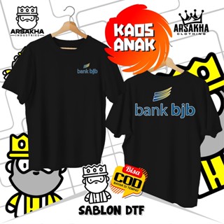 เสื้อยืด ผ้าฝ้าย พิมพ์ลาย Bjb Bank v2 Distro Combed 30S สําหรับเด็ก