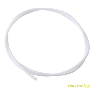 Fun ท่อ PTFE สีขาว ทนต่ออุณหภูมิสูง สําหรับเส้นพลาสติก 1.75 (2.0 มม. ID/4.0 มม. OD) เครื่องพิมพ์ 3D