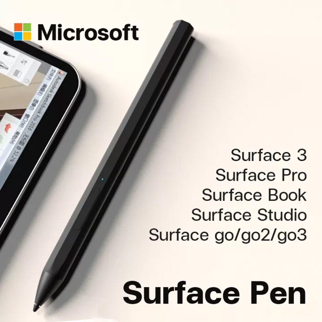 ปากกาสไตลัส สำหรับ Microsoft Surface,ปากกาแม่เหล็ก 4096 สําหรับ Microsoft Surface3 go2 Surface Pro / Go / Book/Studio