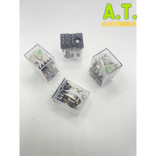 ถูกสุด! ดีที่สุด MY4 RELAYรีเลย์  5A  DC110V+Socket ได้ทั้งชุด