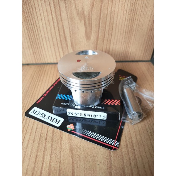 ชุดลูกสูบ moto 1 uk 58.5 pin 13 สําหรับ mio m3/mio j/x ขี่/fino/mio s/mio foul gt/jupiter z/Vega/bea