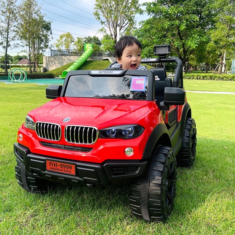 BMW X Series ล็อตใหม่มีไฟที่กระจกหน้ารถ💡รถแบตเตอรี่ ของเล่นเด็ก มีบลูทูธ📲🎶 MN2040 5มอเตอร์ ขับเคลื่อน4ล้อ
