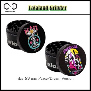 Grinder 63มม Peace /Dream Style ที่บดสมุนไพร เครื่องบดสมุนไพร ที่บด เครื่องบดมือ เครื่องบด ที่บดมือ LaLaLand Grinder