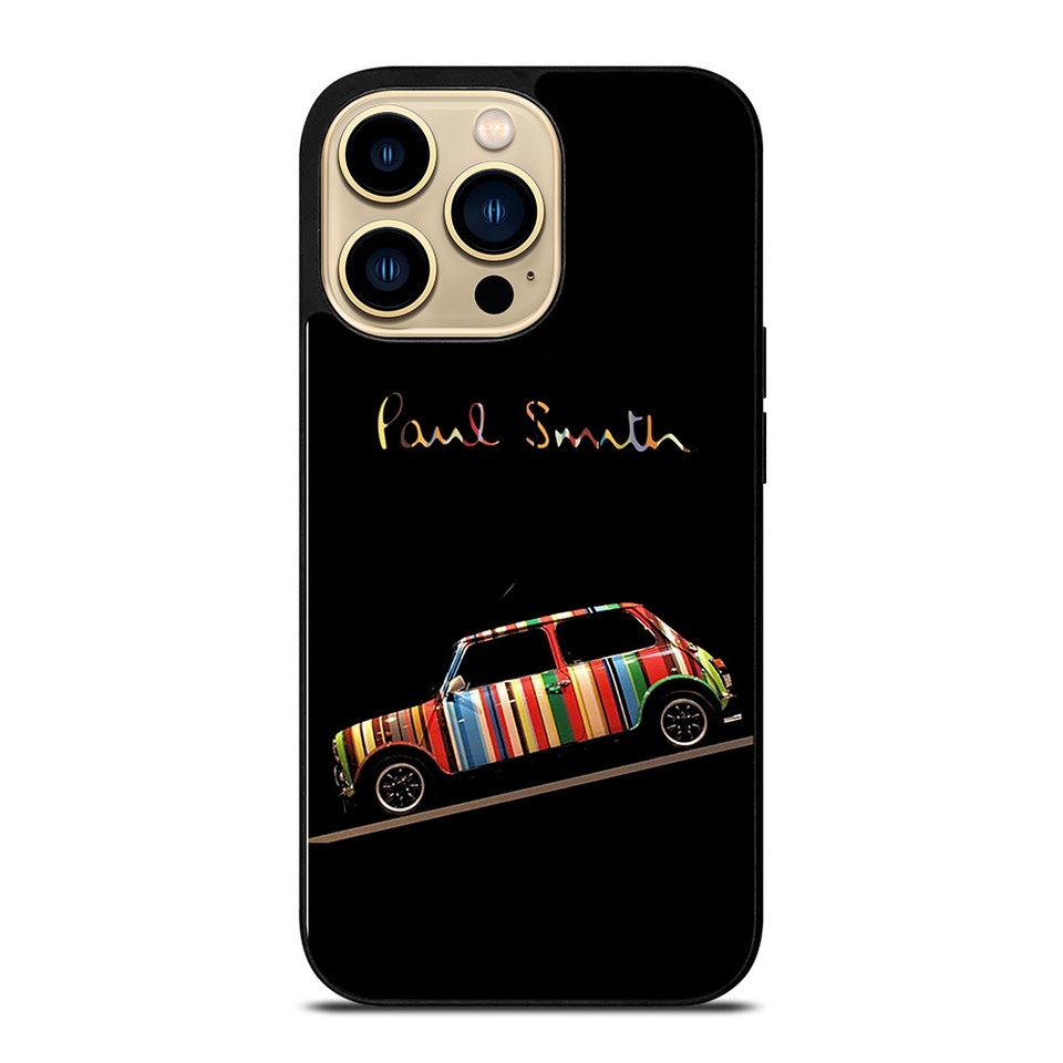 Paul Smith เคสป้องกันกันกระแทกในรถยนต์เหมาะสําหรับเคสโทรศัพท์ IPhone 15 16 Plus Pro Max Mini XS XR