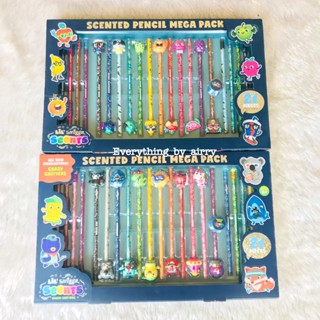 ชุดดินสอสีและดินสอ Smiggle Lil Scents Crazy Critters Scented Pencil Mega Pack X21 🇦🇺