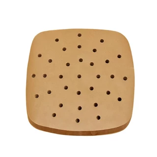 แผ่น รอง หม้อทอดไร้น้ำมัน (100 แผ่น/แพ็ค)Air Fryer Paper กระดาษรองอบ อุปกรณ์เสริมหม้อทอดไร้น้ำมัน กระดาษไขรองอบ BWJL