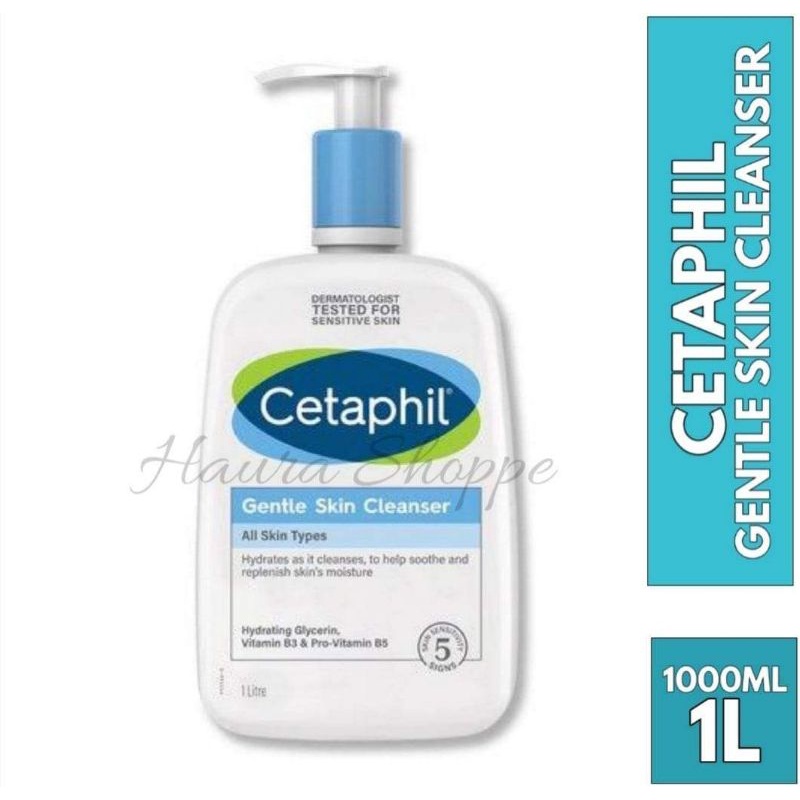 Cetaphil Gentle Skin Cleanser 1000ml.🚫EXP: 02/2027 พร้อมส่ง☑️