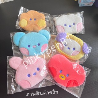 (พร้อมส่ง)BT21 minini PLUSH POUCH M ของแท้💯พวงกุญแจ กระเป๋าใส่เหรียญ