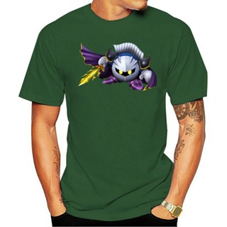 เสื้อยืด พิมพ์ลายการ์ตูน Meta Knight Kirby Games สีดํา ไซซ์ S - 3Xl แฟชั่นสําหรับผู้ชาย