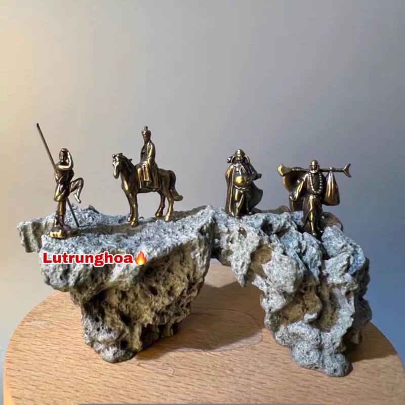รูปปั้น Journey to the West ทําจากโลหะผสม เล็กสุดๆ NO STONE INCLUDED (TJ39+40+41+42)