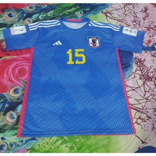 เสื้อกีฬาแขนสั้น พิมพ์ลาย Jersey Japan/Japan World Cup 2022