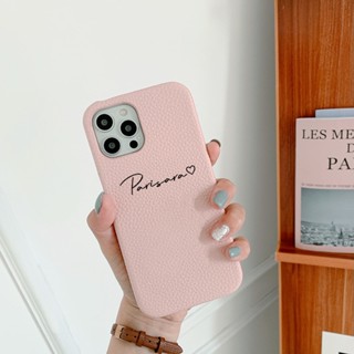 เคสโทรศัพท์มือถือหนัง แบบแข็ง ปิดด้านหลัง ลายหัวใจ หรูหรา สําหรับ iPhone 14 13 Pro Max 11 12 Pro Max