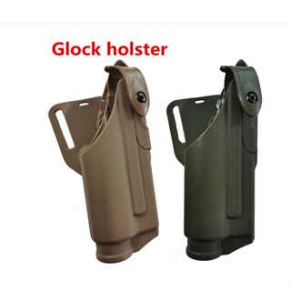 ซองใส่ไฟฉาย Glock 17 19 22 23 31 32 Holster Right Be/lt Bearing Flashlight Las/erMounted Pis/tola