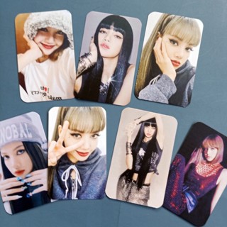 โปสการ์ดโพลารอยด์ ขนาดเล็ก ลาย Kpop Blackpink Lisa Solo LALISN