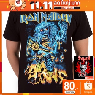 เสื้อวง Iron Maiden  ไอเอิร์นเมเดน ไอร่อน  เสื้อวินเทจ RCM1793