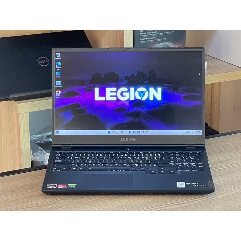 Lenovo Legion 5 15ACH6H AMD Ryzen 5 5600H SSD512B RAM8GB RTX 3070(8GB GDDR6) 165Hz สินค้ามือสองประกันศูนย์