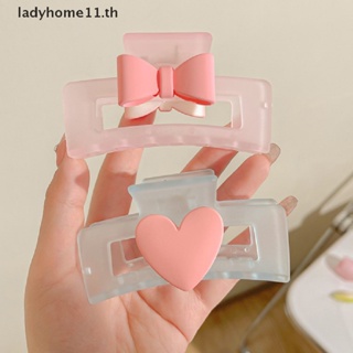 Onelady กิ๊บติดผม รูปหัวใจ ฉลามน่ารัก ขนาดใหญ่ สีชมพู เครื่องประดับ สําหรับผู้หญิง