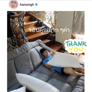 ( ใยทน ใช้นาน ไม่แบน ) enjoysleeping หมอน หมอนโรงแรม นุ่ม ฟู ห่านเทียม กันไรฝุ่น Luxury Hotel pillow โรงงานหมอน