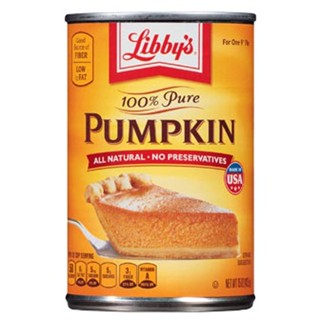 100% Pure Pumpkin Libbys 454 G.