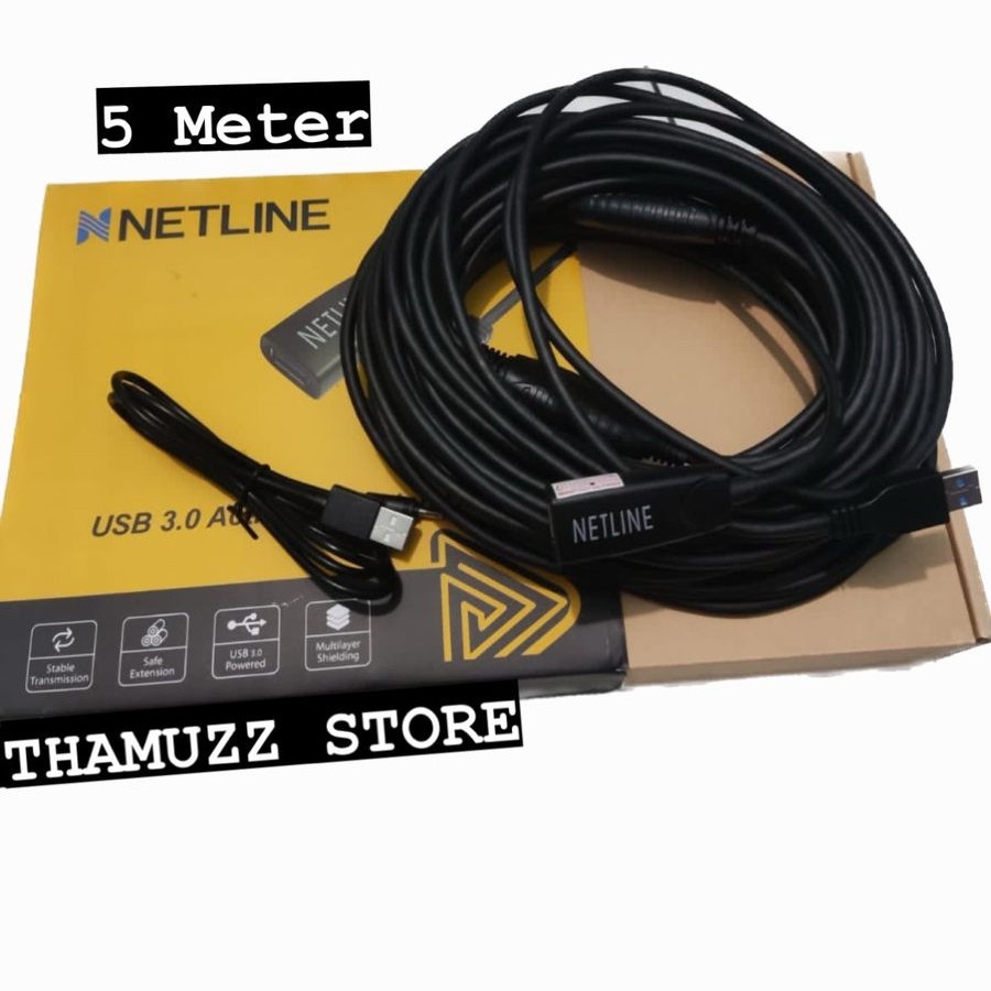 Netline 5M Active USB 3.0 Extension Cable 5 เมตร USB Extension